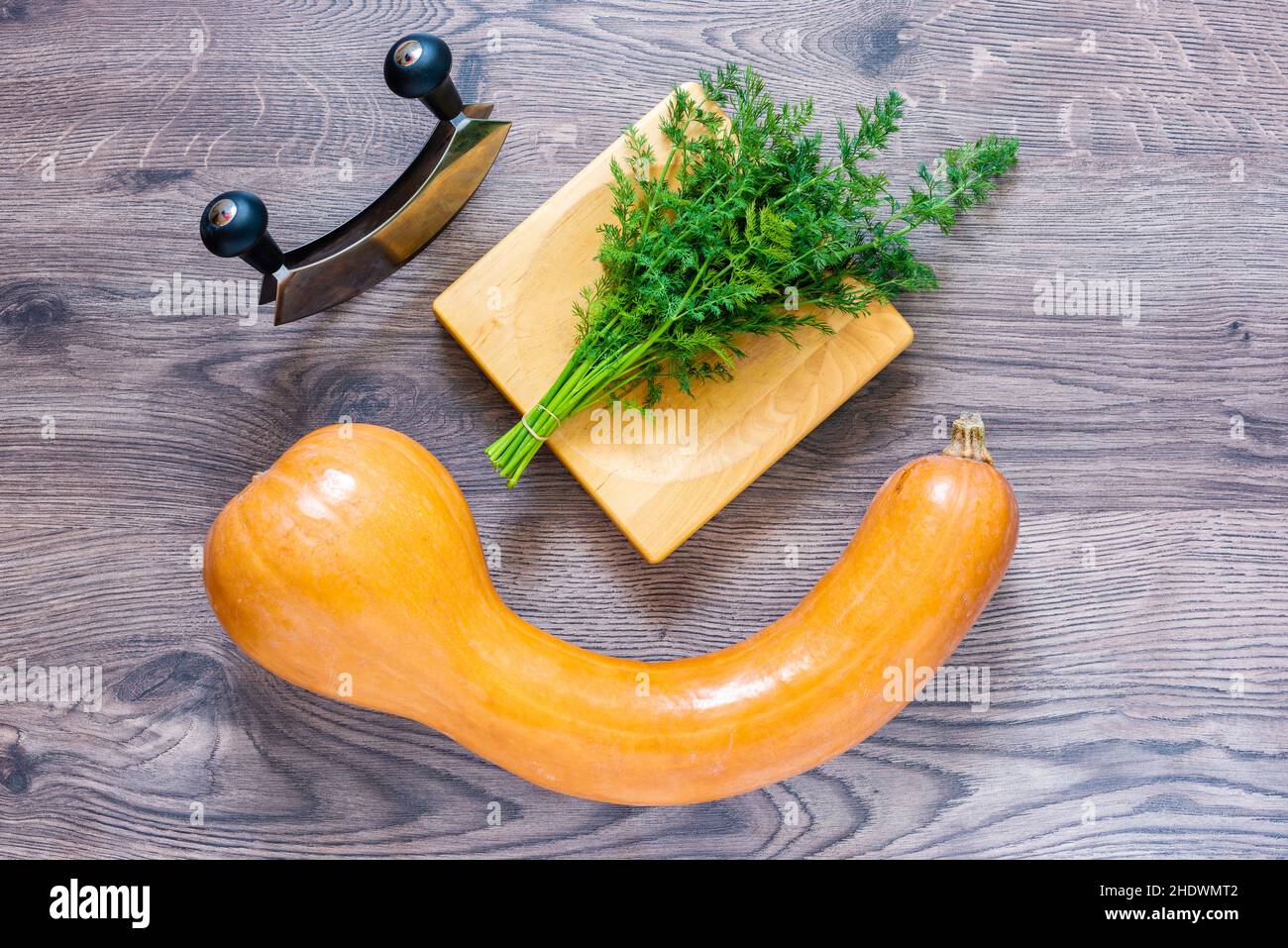 preparazione, pumpkin mangiare, preparazioni Foto Stock