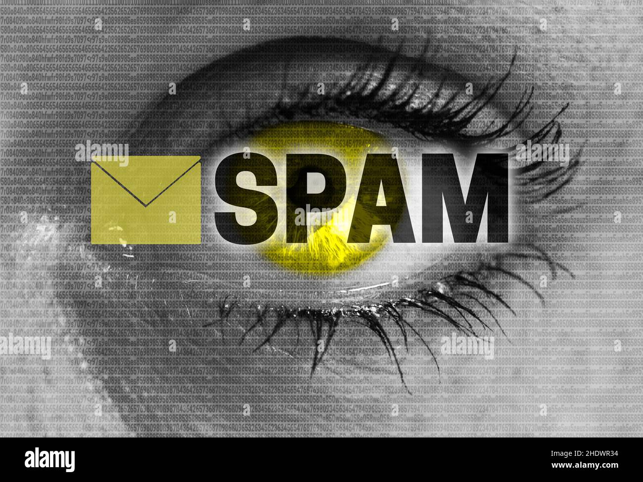 spam, casella postale, casella postale Foto Stock