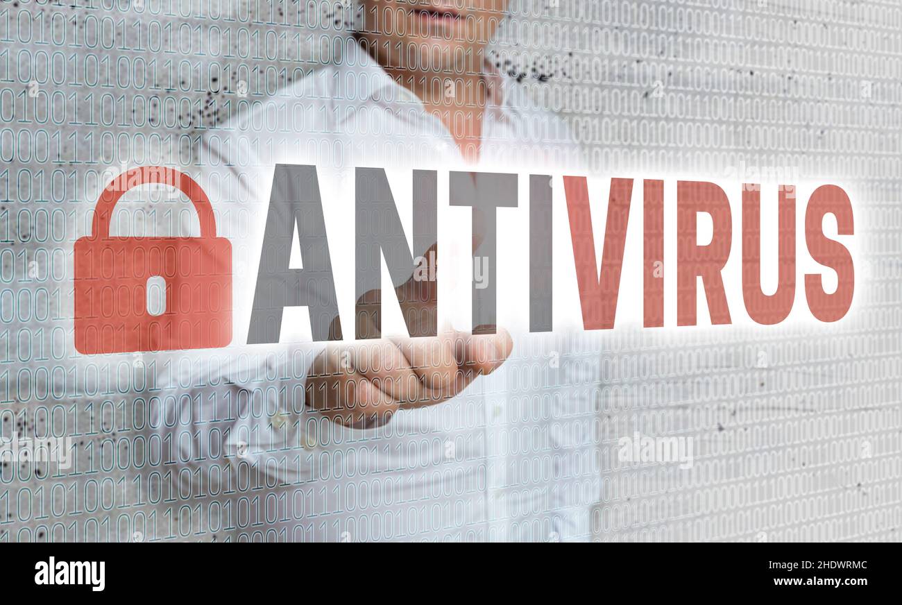 software antivirus, abilitazione, software antivirus, software per computer, attivazione, attivazione Foto Stock