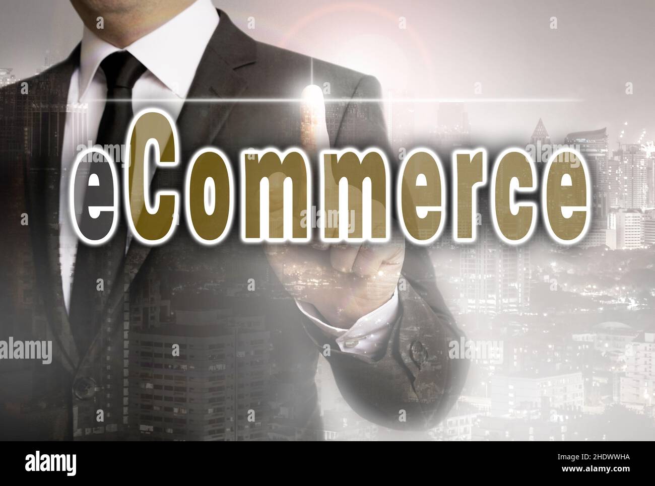 E-commerce, e-commerce, webshop, commercio Foto Stock