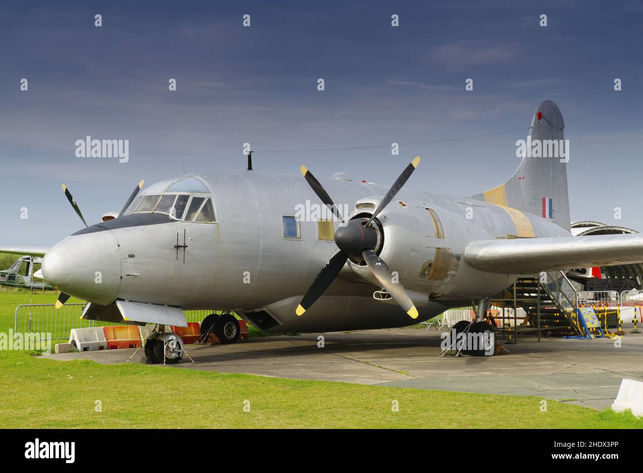 Vickers Varsity, Cornwall Aviation Heritage Centre Foto Stock