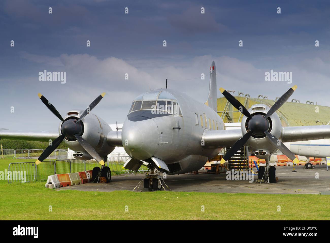 Vickers Varsity, Cornwall Aviation Heritage Centre Foto Stock