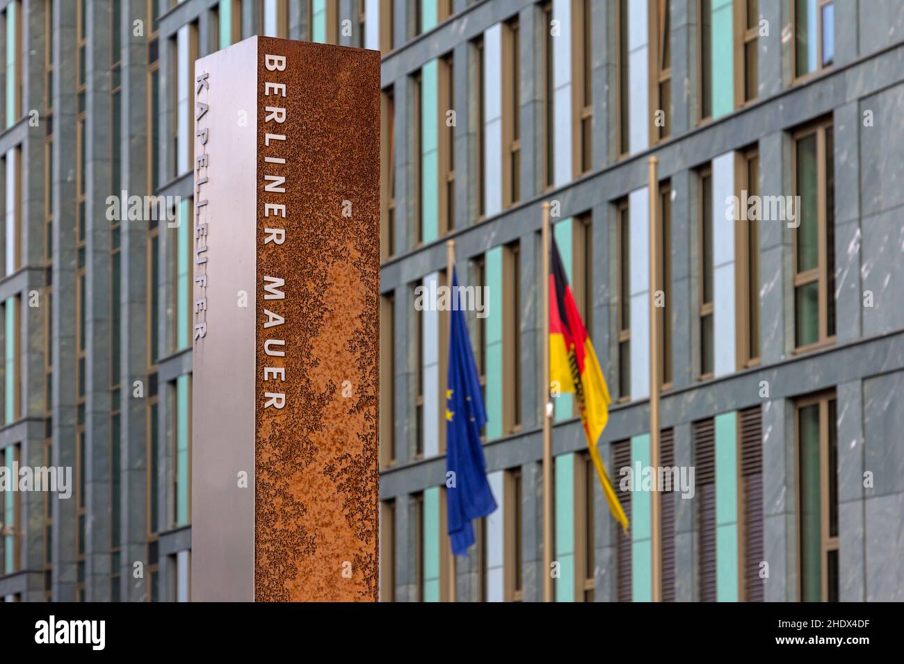 berlino, muro di berlino, kapelle-ufer Foto Stock