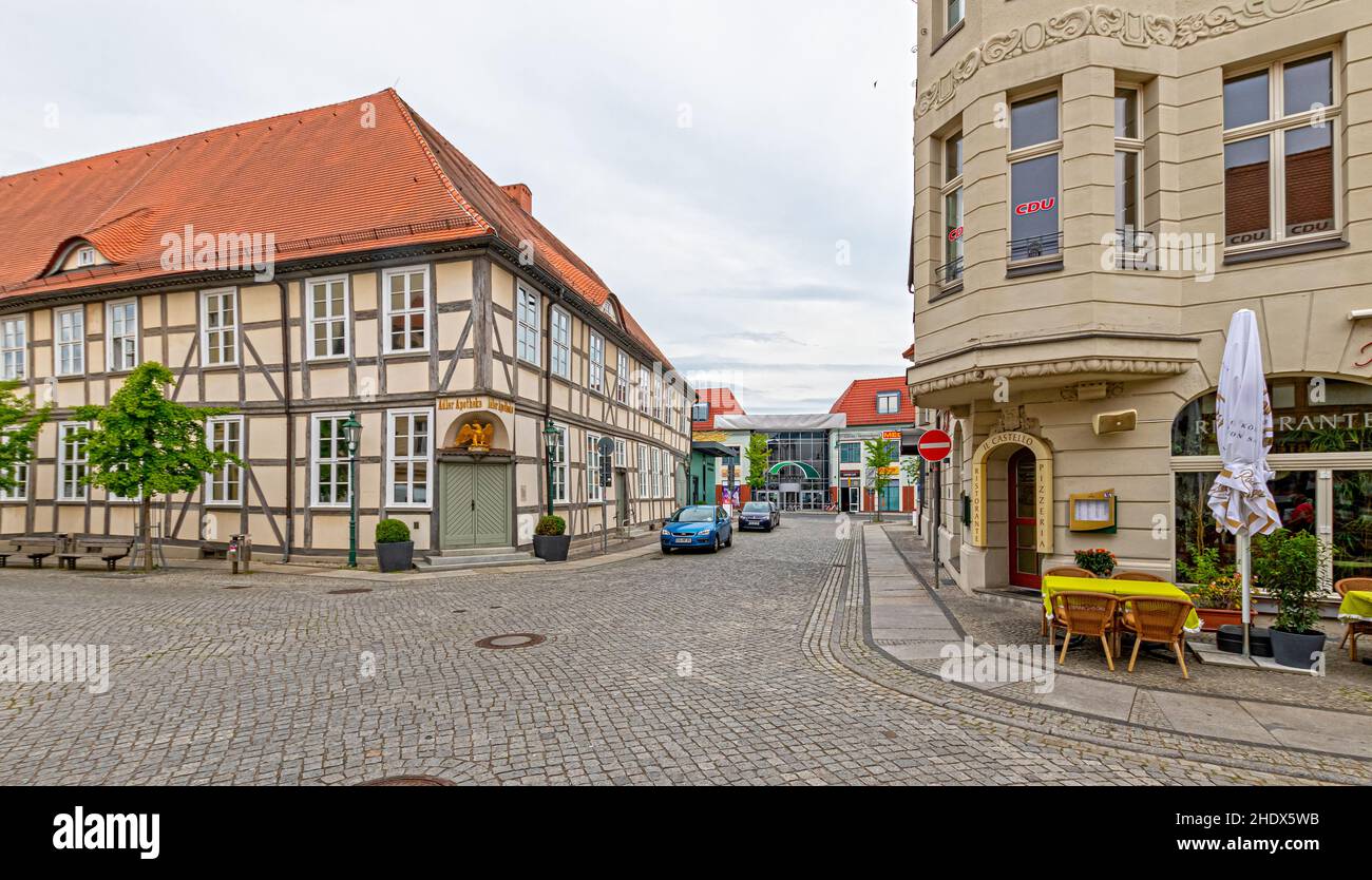 eberswalde, città vecchia, eberswaldes, città antiche Foto Stock