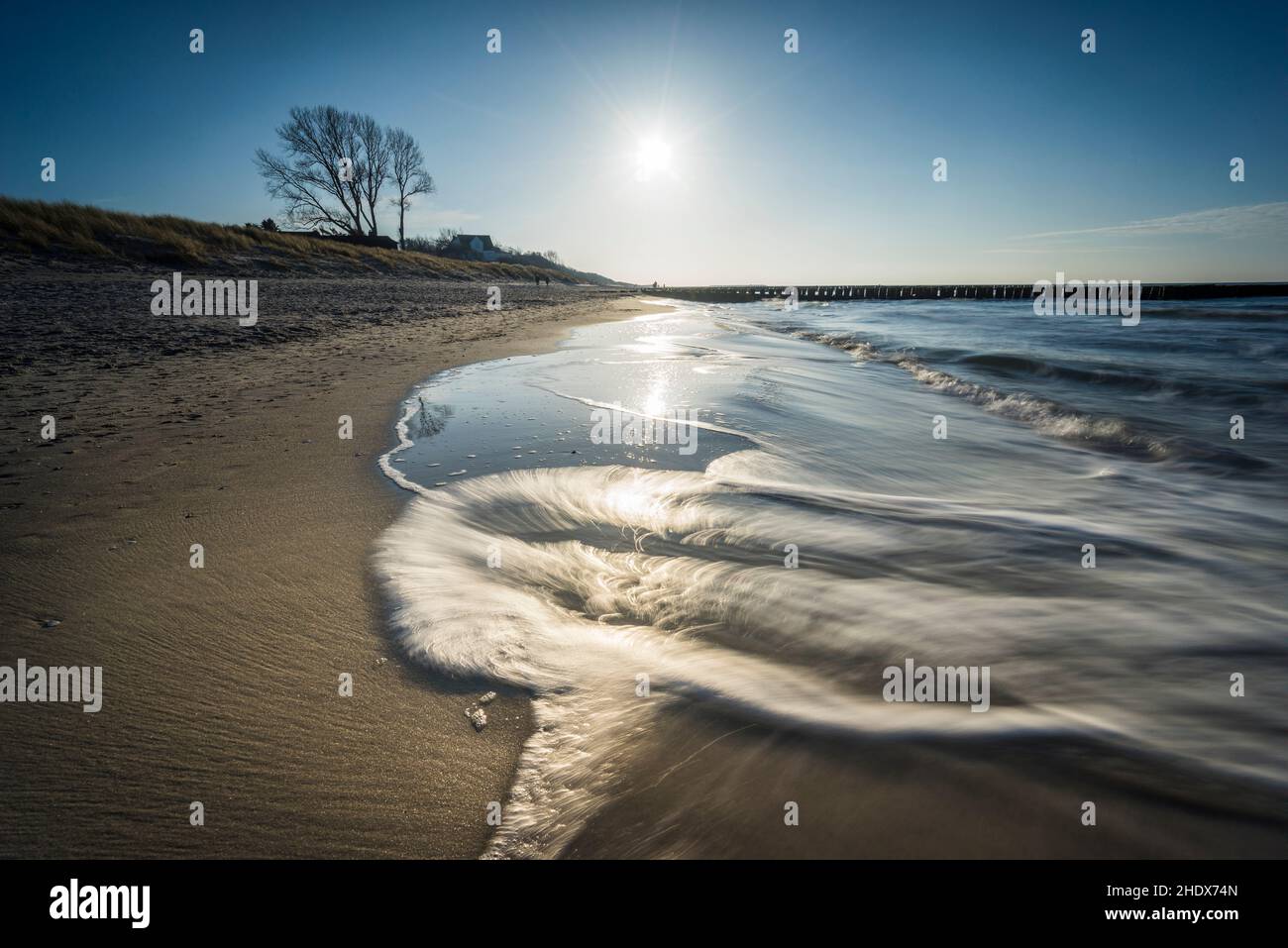 spiaggia, onde, spiagge, mare, onde Foto Stock