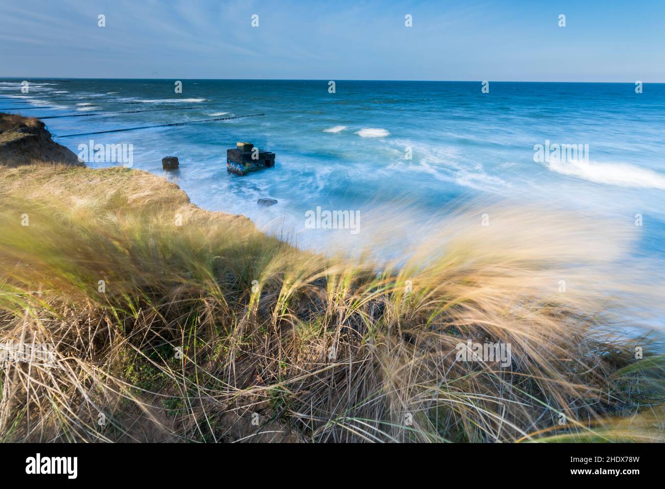 mar baltico, vento, mar baltico, venti Foto Stock
