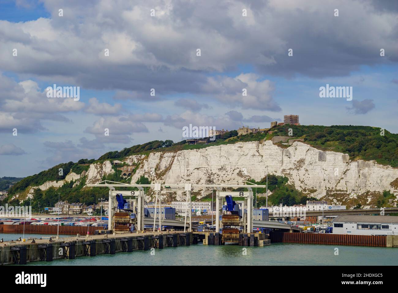 terminal, dover, porto, terminal, colombi, porti Foto Stock