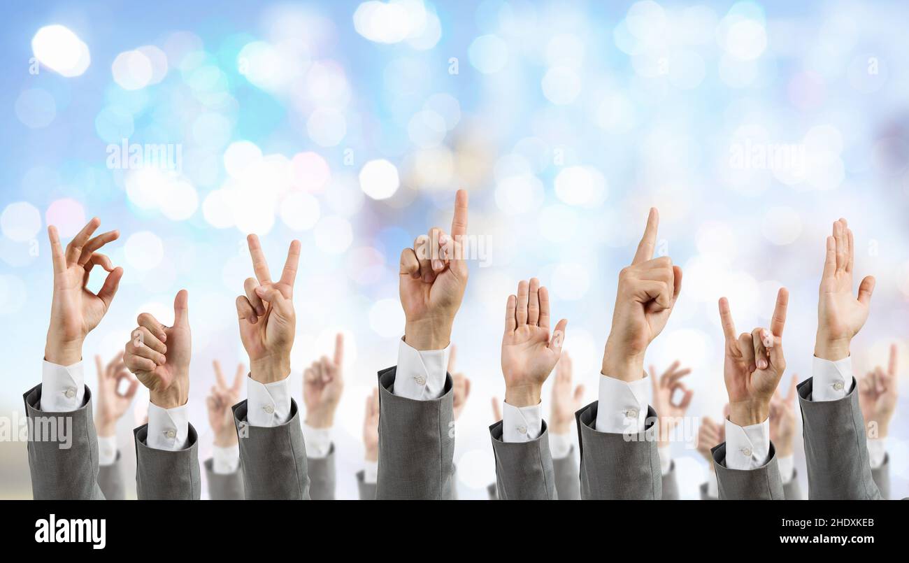 uomo d'affari, braccio, registro, capo, uomini d'affari, executive, dirigenti, leader, leader, manager, bracci, registri Foto Stock