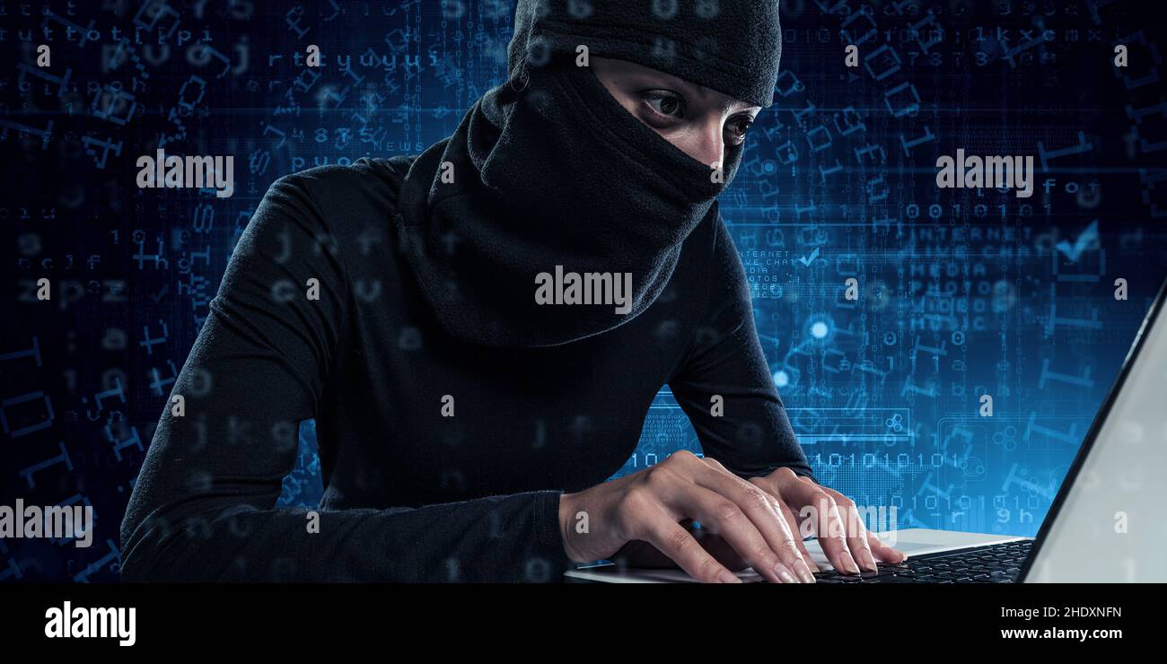 digitale, furto di dati, codifica, criminalità informatica, lacune di sicurezza, hacker, hacking, attivista, digitals, furti di dati, crimini informatici Foto Stock