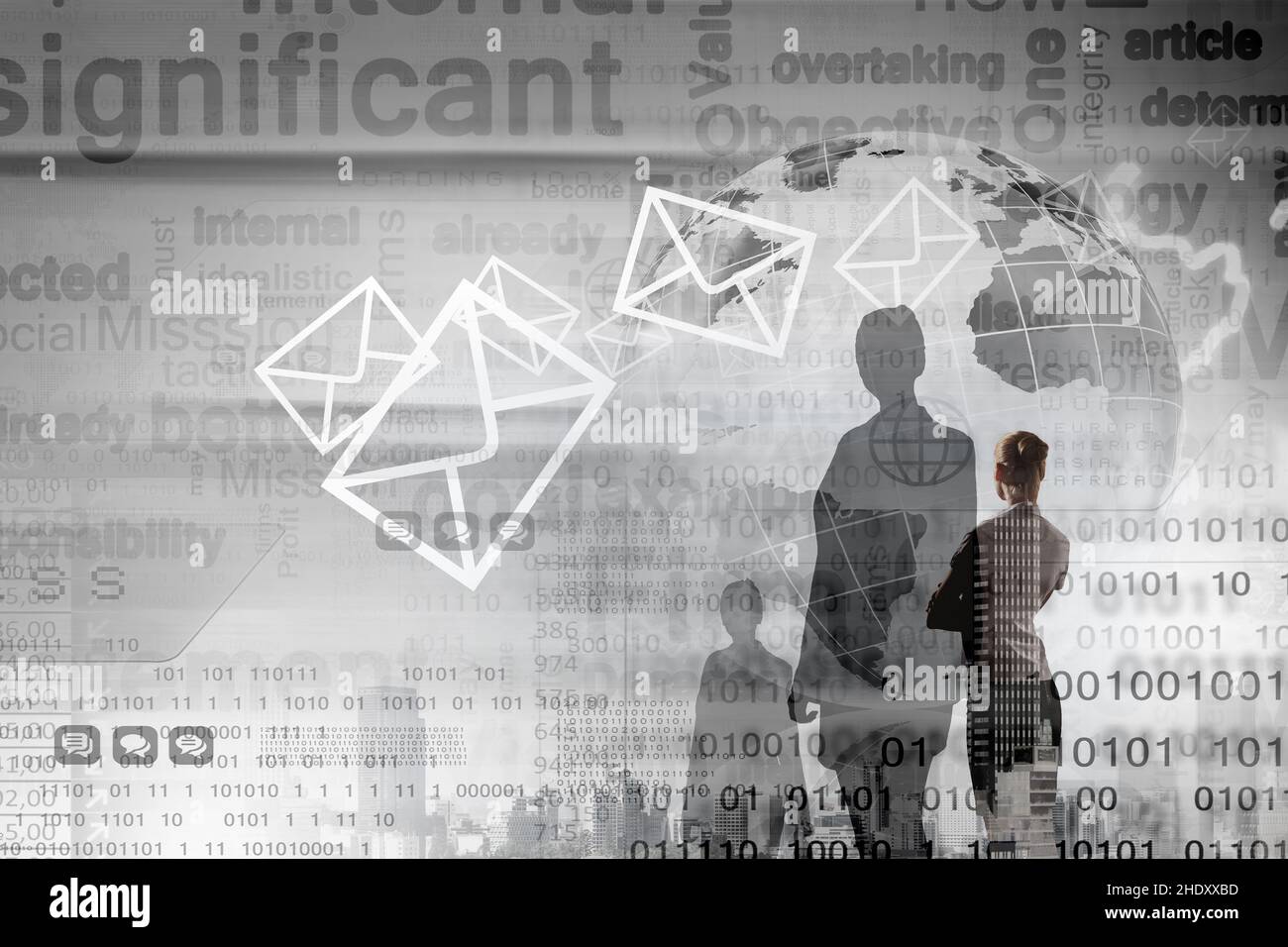 comunicazione, e-mail, newsletter, comunicazioni, e-mail Foto Stock