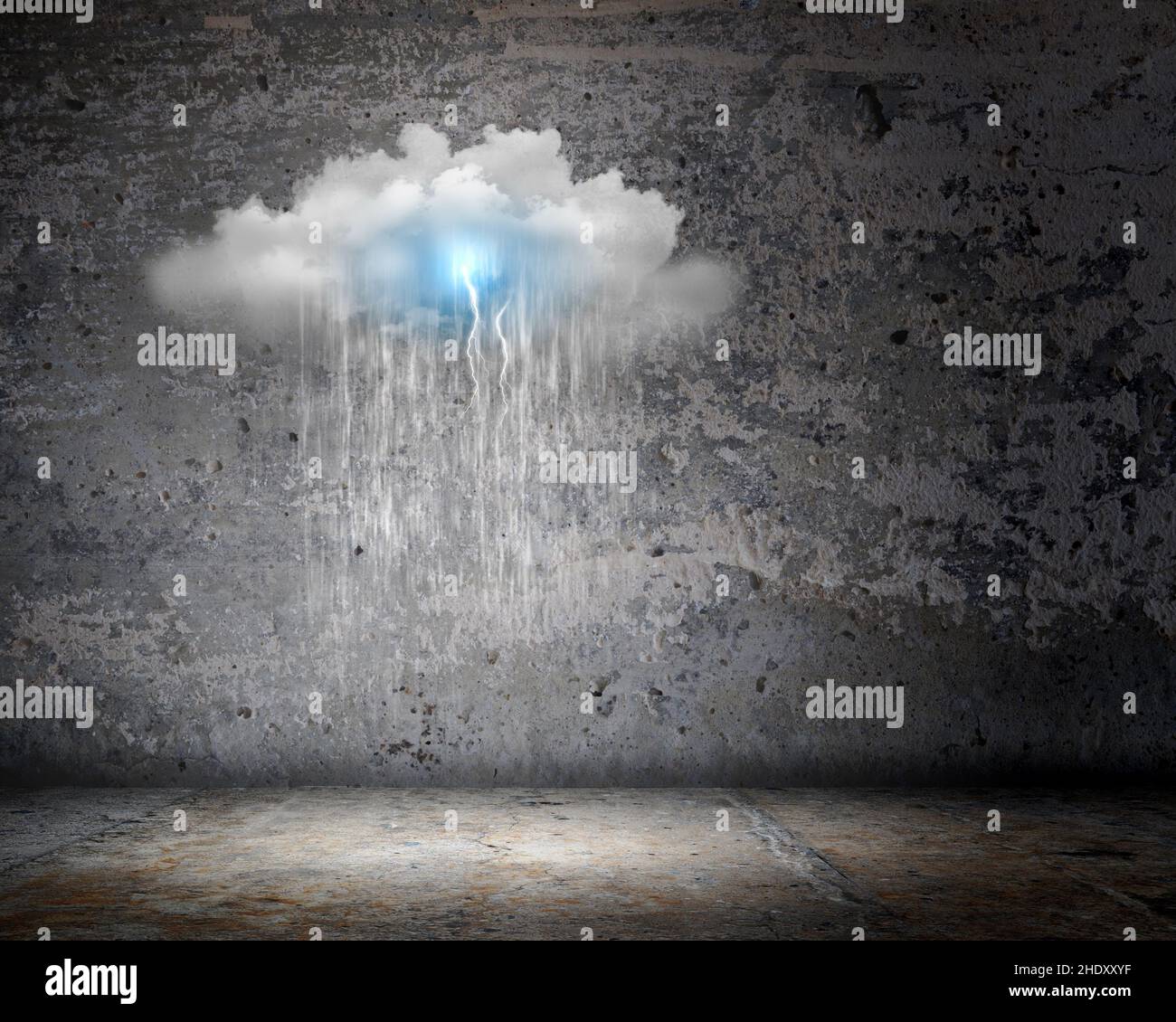 temporali, meteo, pioggia, temporali, piogge, pioggia Foto Stock