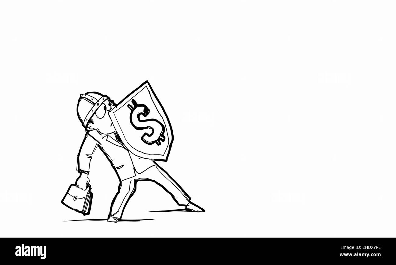 difesa, crisi valutaria, difese Foto Stock