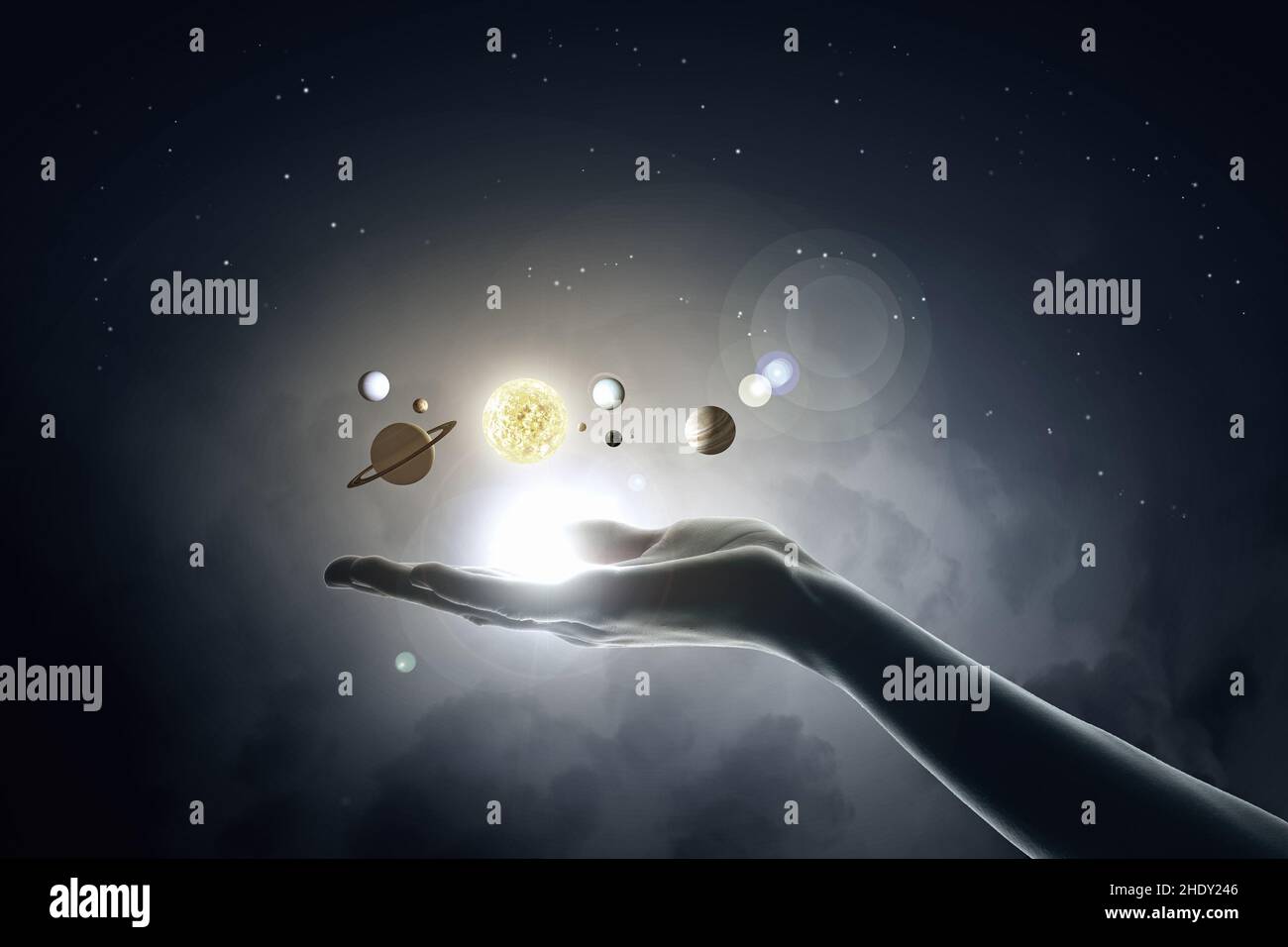 pianeti, astrologia, oroscopo, sistema solare, astronomia, astrologie, oroscopi, solare, solare Foto Stock