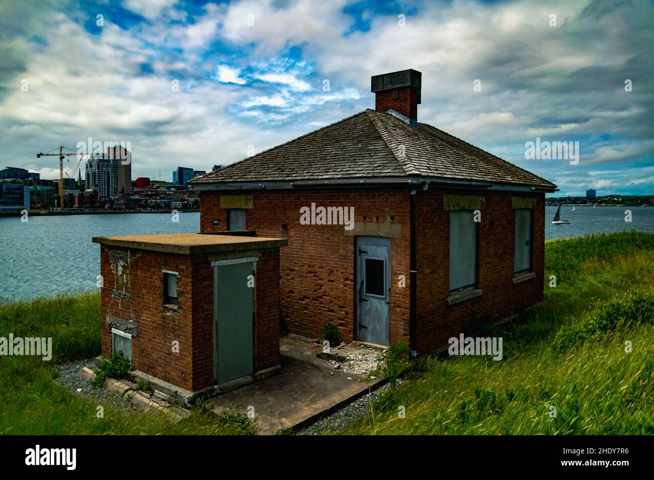 coniugati quartieri ufficiali, sull'isola georges, a halifax nuova scozia Foto Stock