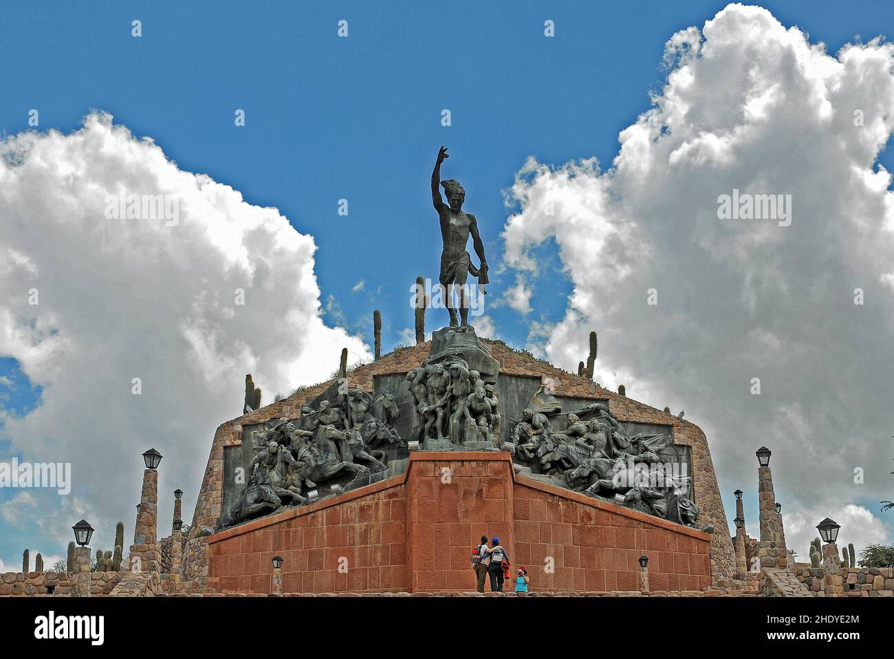 Monumento eroi indipendenza humahuaca jujuy argentina immagini e