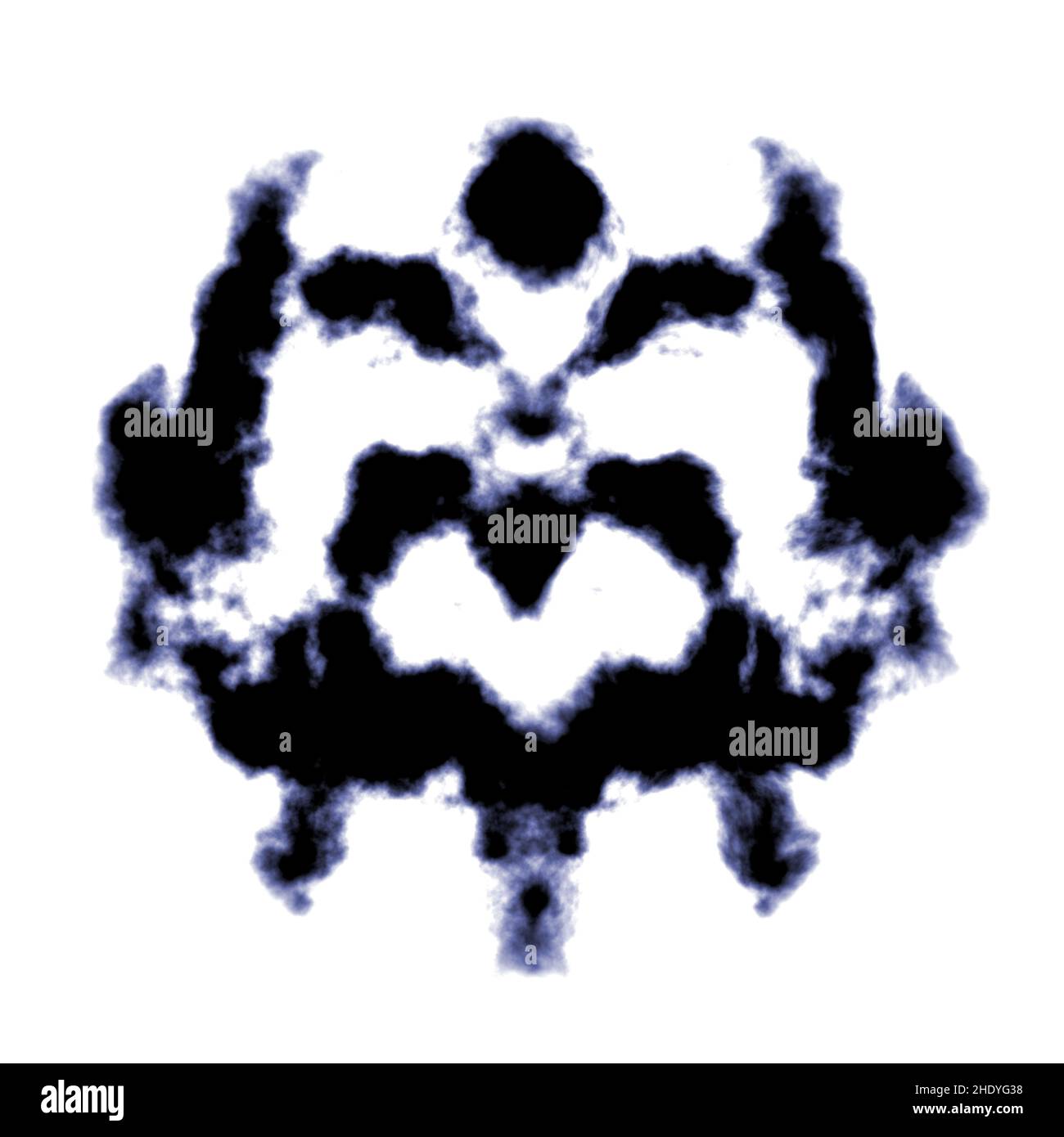 test rorschach, test inkblot Foto Stock