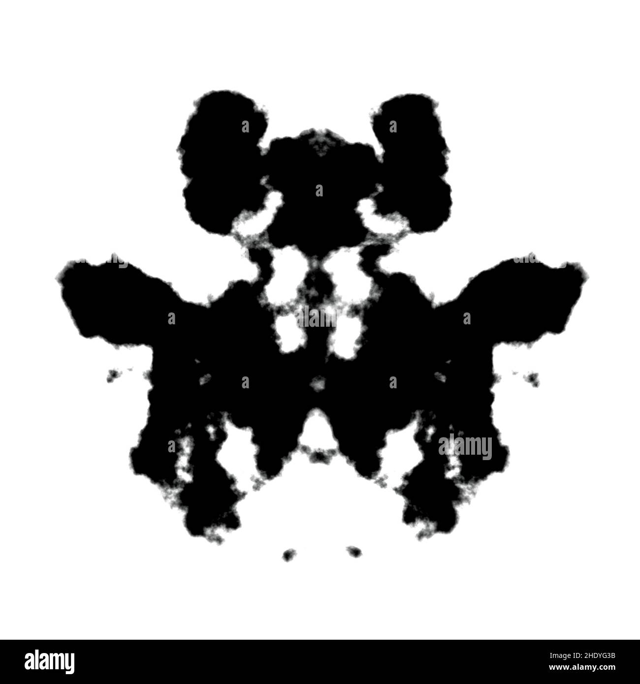 test rorschach, test inkblot Foto Stock