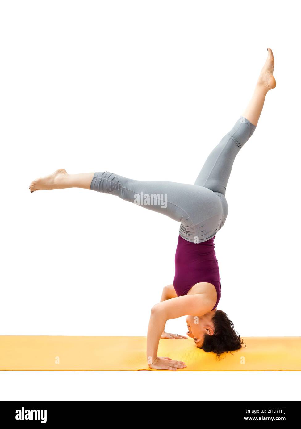 equilibrio, tensione corporea, yoga, equilibri, tensioni corporee, yogas Foto Stock