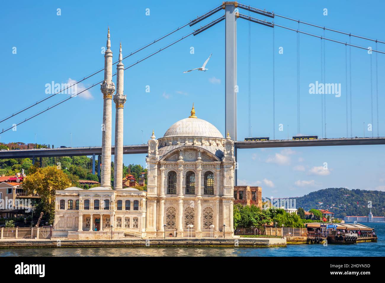 moschea di ortaköy, moschee di ortaköy Foto Stock