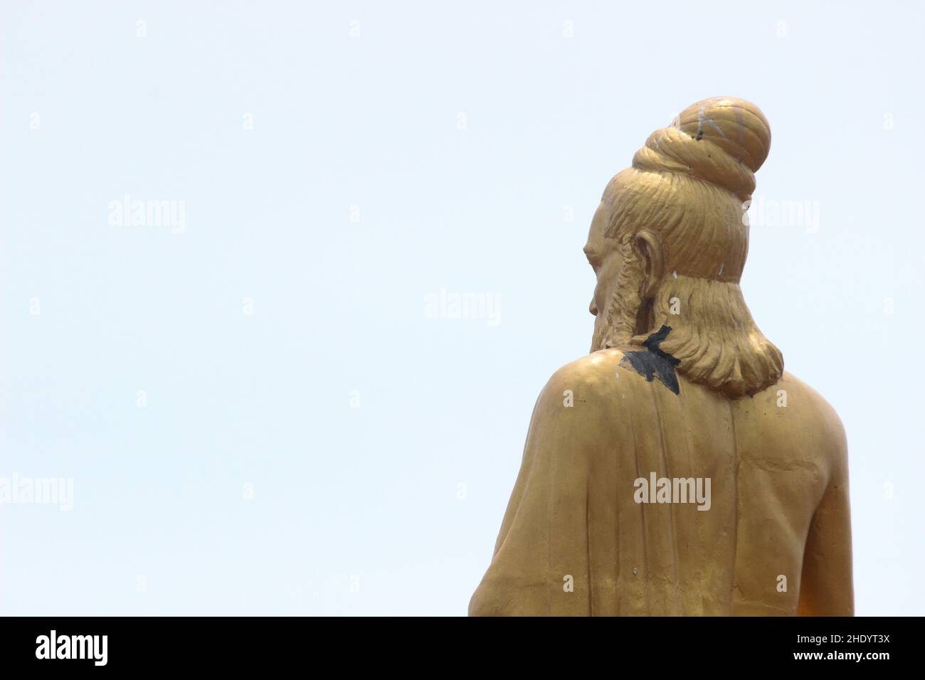 Statua di Thiruvallvar in Mahabalipuram , tamilnadu , India Foto Stock