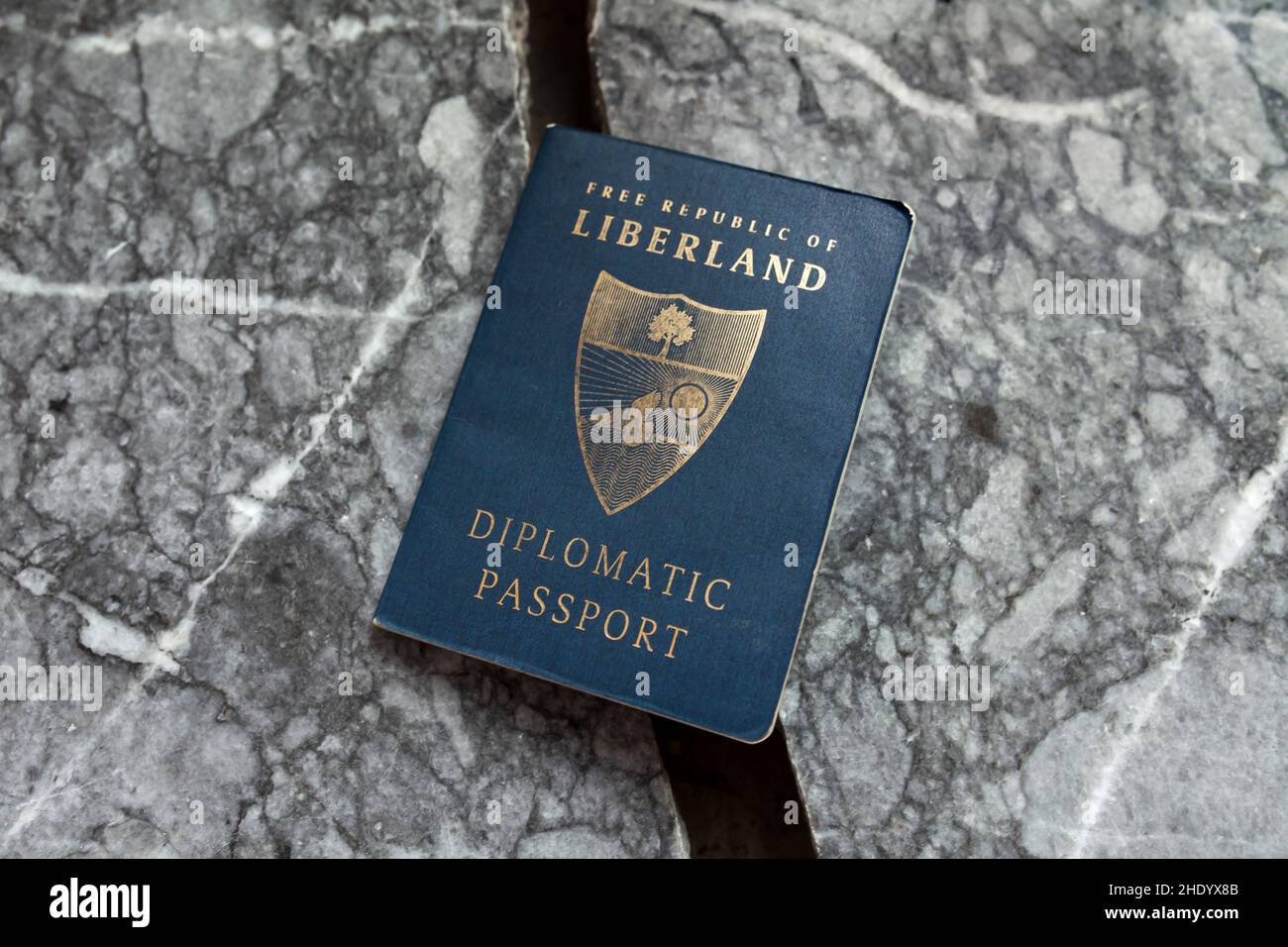 Liberland, ufficialmente la Repubblica libera di Liberland, è una micronazione che rivendica un pacco disabitato di terra contesa sulla riva occidentale del Danu Foto Stock