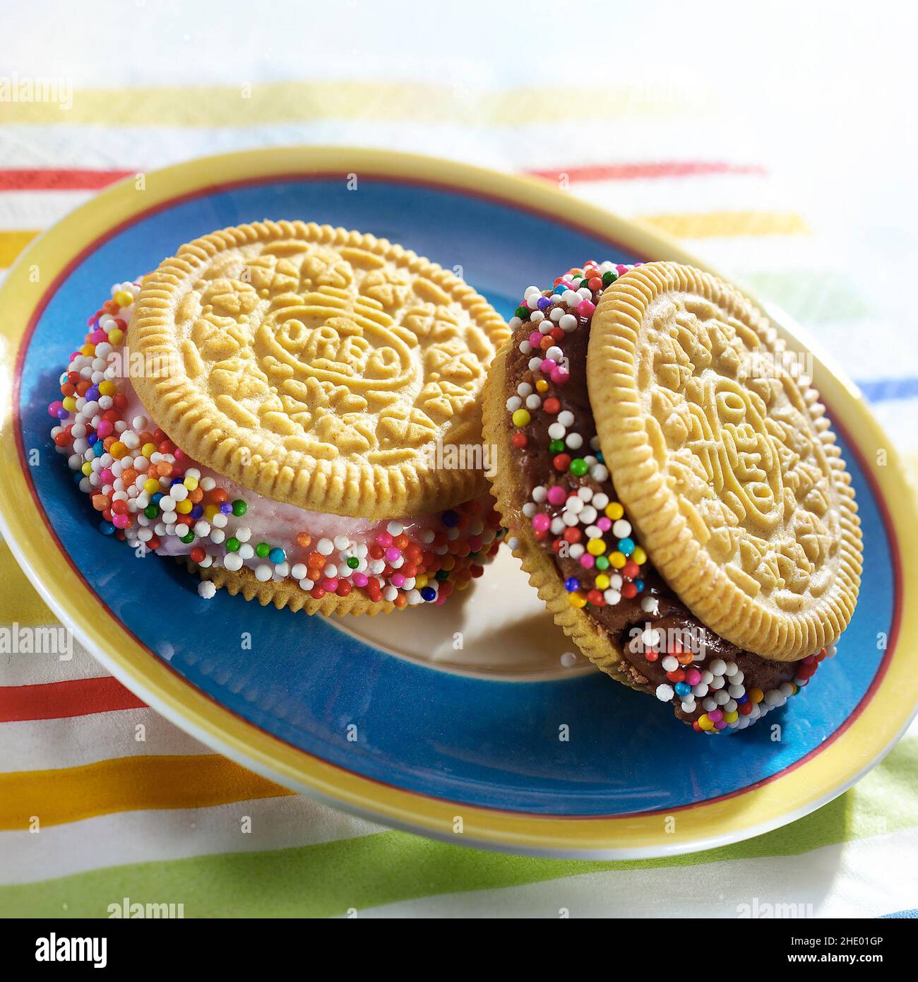 Oreos biondo Foto Stock