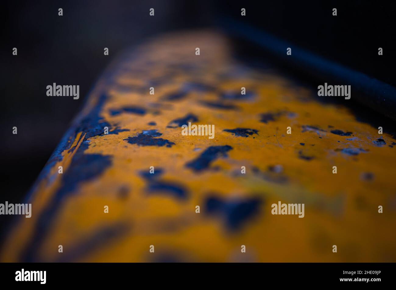 Primo piano di una parte di un trattore per la registrazione dei dati. Foto Stock