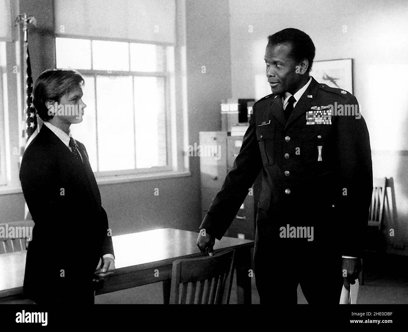 A11553.''LITTLE NIKITA''.SIDNEY POITIER RIVER PHOENIX.FORNITO DA:(Credit Image: Ã‚© Globe Photos/ZUMA Wire) Foto Stock