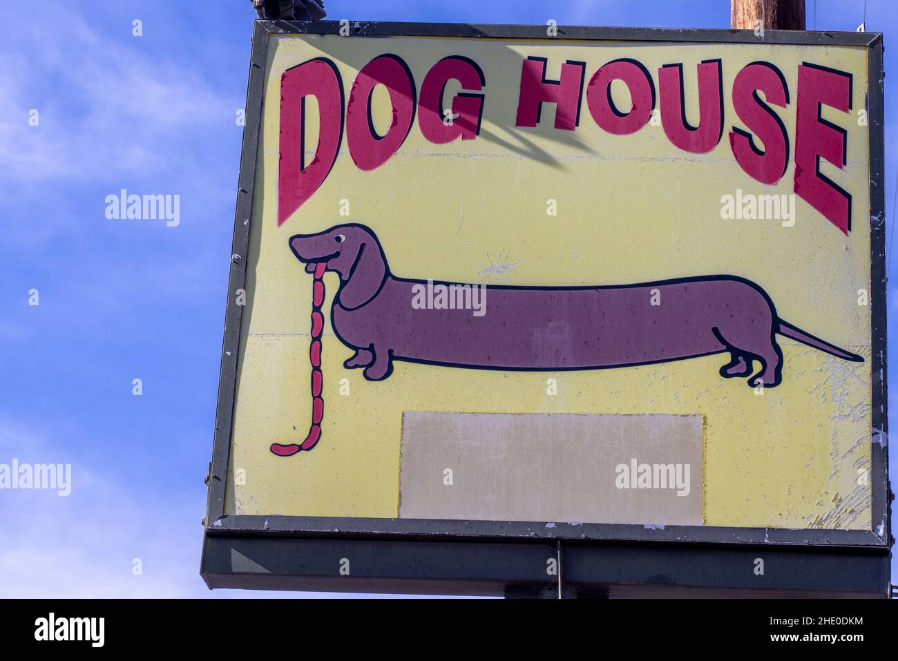 Il cane casa guida in ristorante sulla strada 66 a Albuquerque, New Mexico. In primo piano in episodi di Breaking Bad e Better Call Saul. Foto Stock