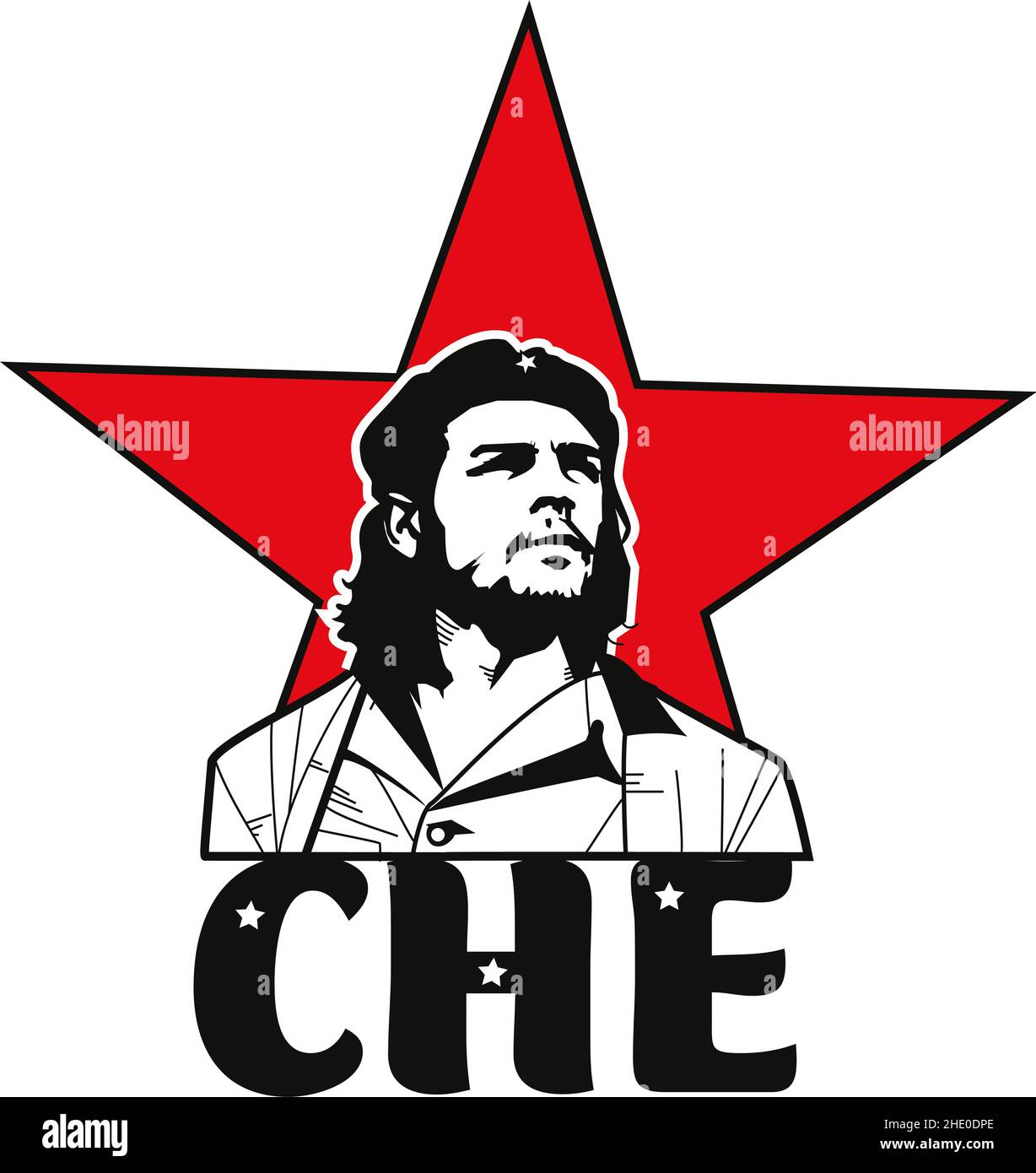 Ernesto 'che' Guevara rivoluzionario latino-americano Foto Stock