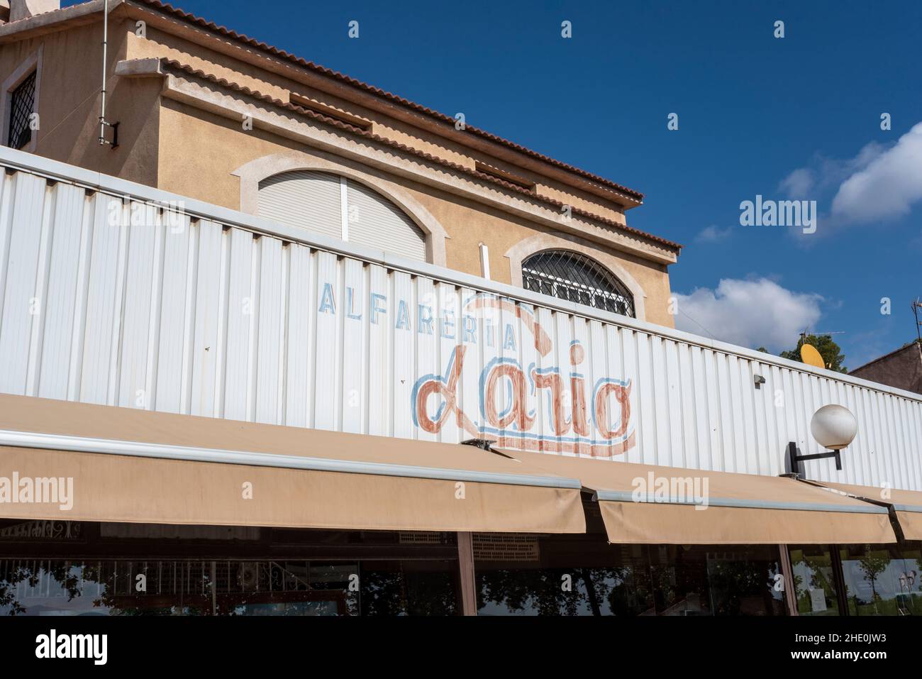 Alfareria Lario, azienda ceramica a la Tercia, Lorca, Murcia, Spagna. Industria della famiglia Lario del 1600s, nella regione di Murcia Foto Stock