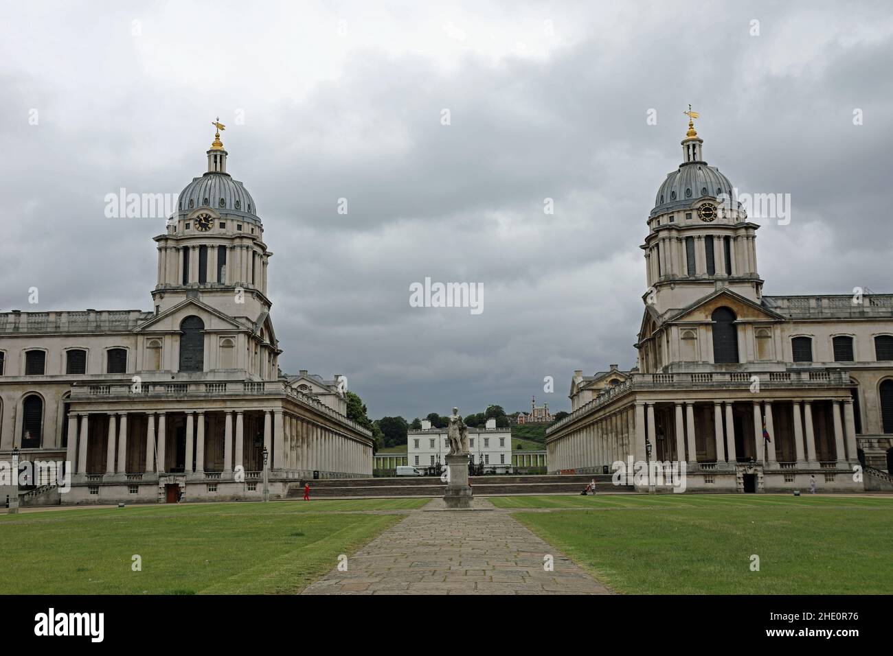 Old Royal Naval College Di Greenwich A Londra Foto Stock