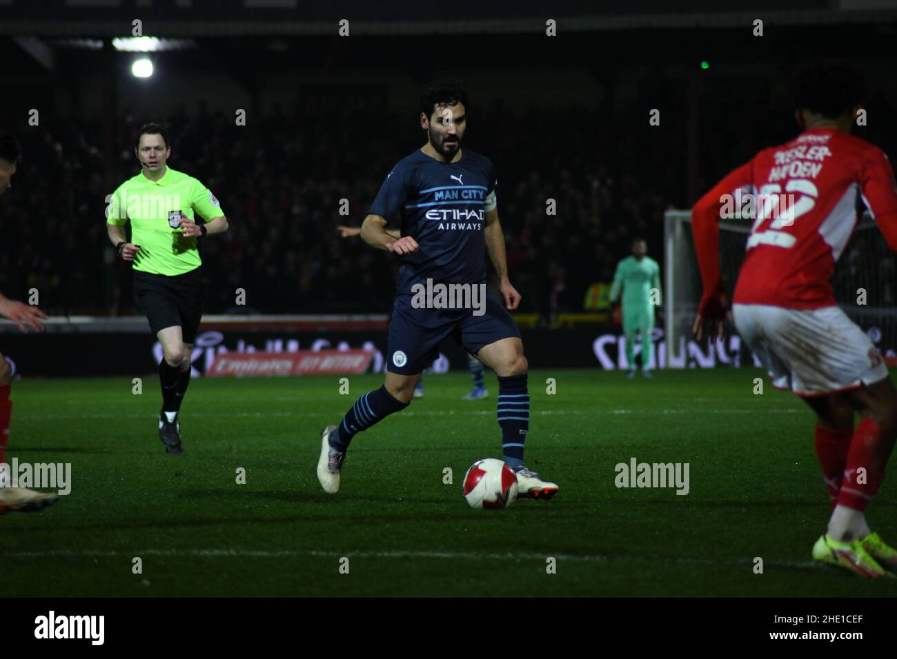 Swindon Town / Manchester City, Emirates fa Cup, Third Round, Football, County Ground Foto Stock
