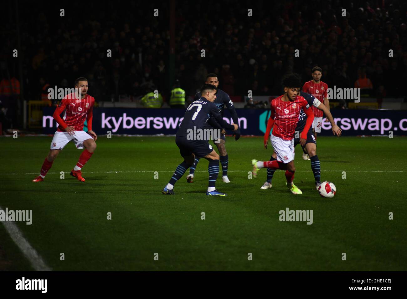 Swindon Town / Manchester City, Emirates fa Cup, Third Round, Football, County Ground Foto Stock