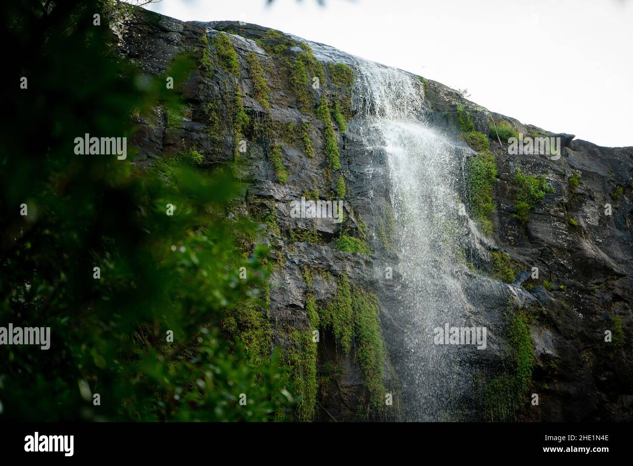 Sette Cascades o Tamarind Falls a Mauritius Foto Stock