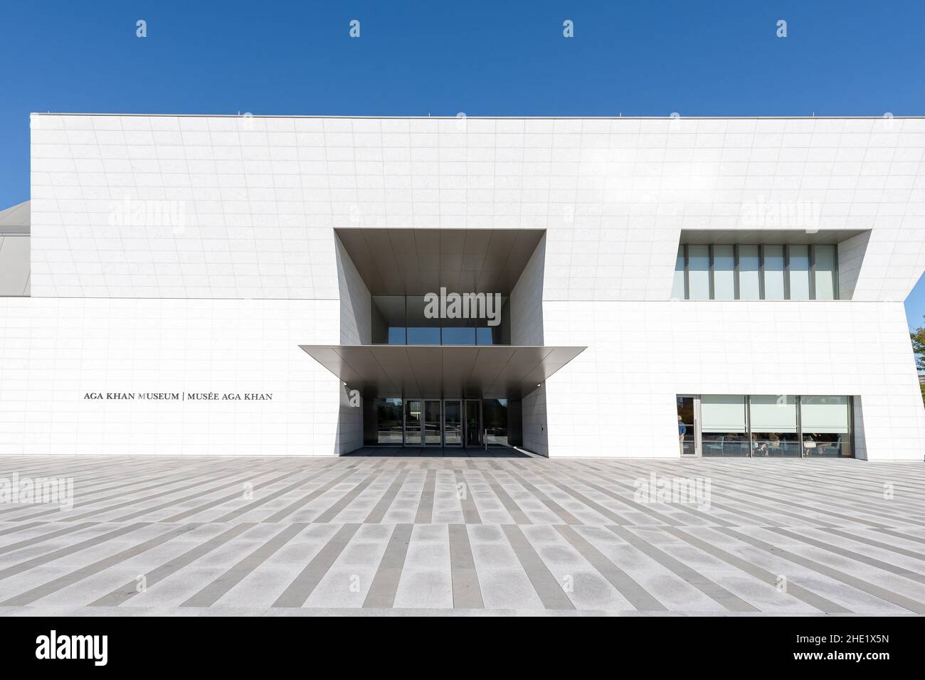 Architettura esterna del luogo famoso. Il Museo Aga Khan è un museo di arte islamica, arte iraniana e cultura musulmana.Gen. 8, 2022 Foto Stock