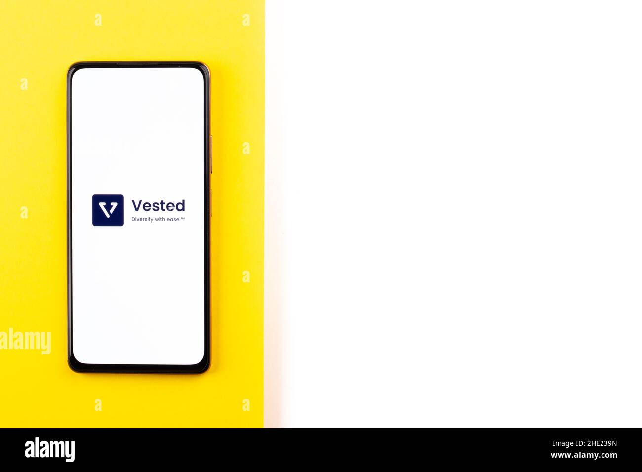 West Bangal, India - 15 dicembre 2021 : logo acquisito sullo schermo del telefono immagine stock. Foto Stock