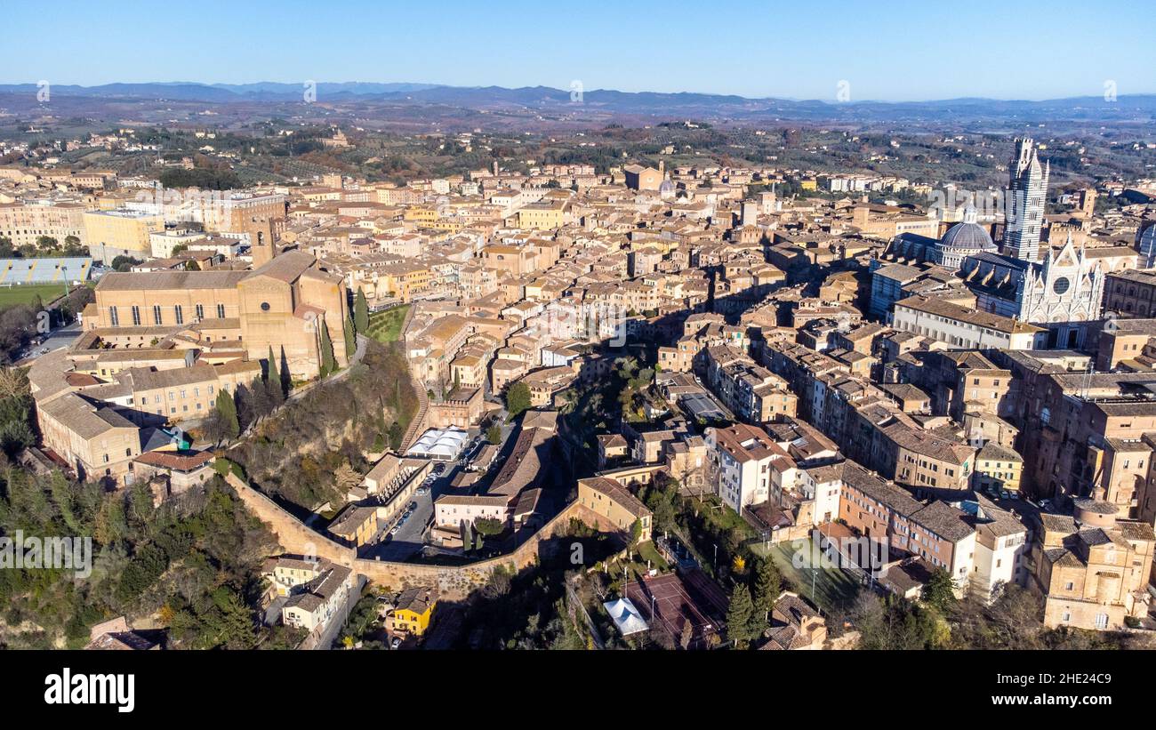 Siena, Toscana, Italia Foto Stock