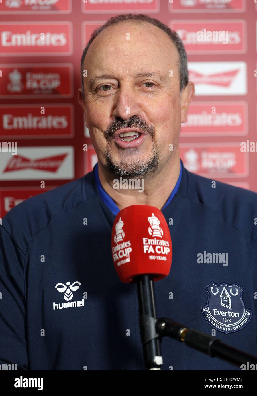 RAFA BENITEZ, EVERTON FC MANAGER, 2022 Foto Stock