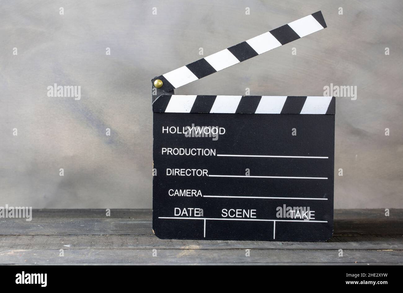 Movie Clapper Board, Cinema Concept Foto Stock