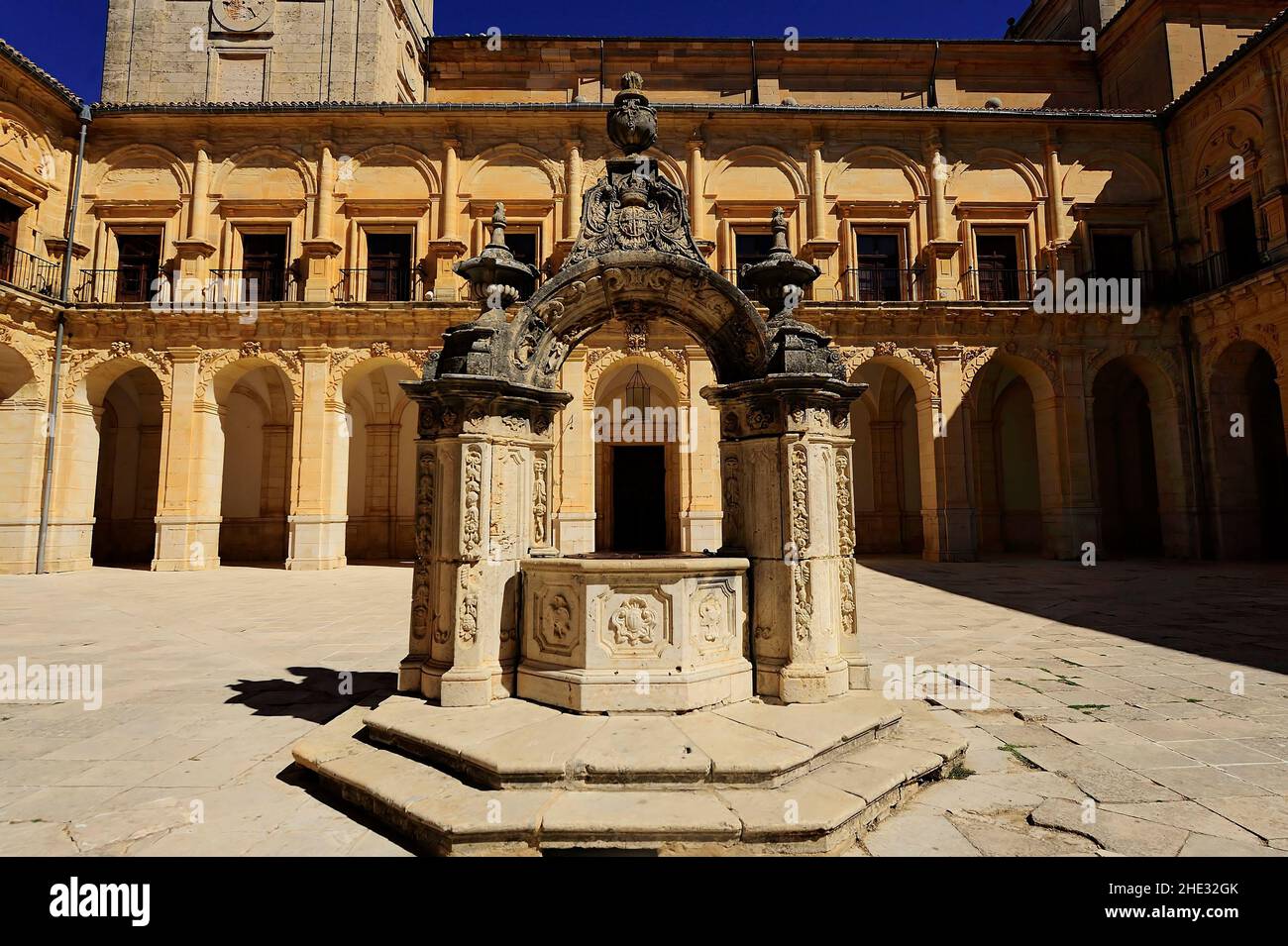 Monastero di Santiago de Ucles a Cuenca Foto Stock