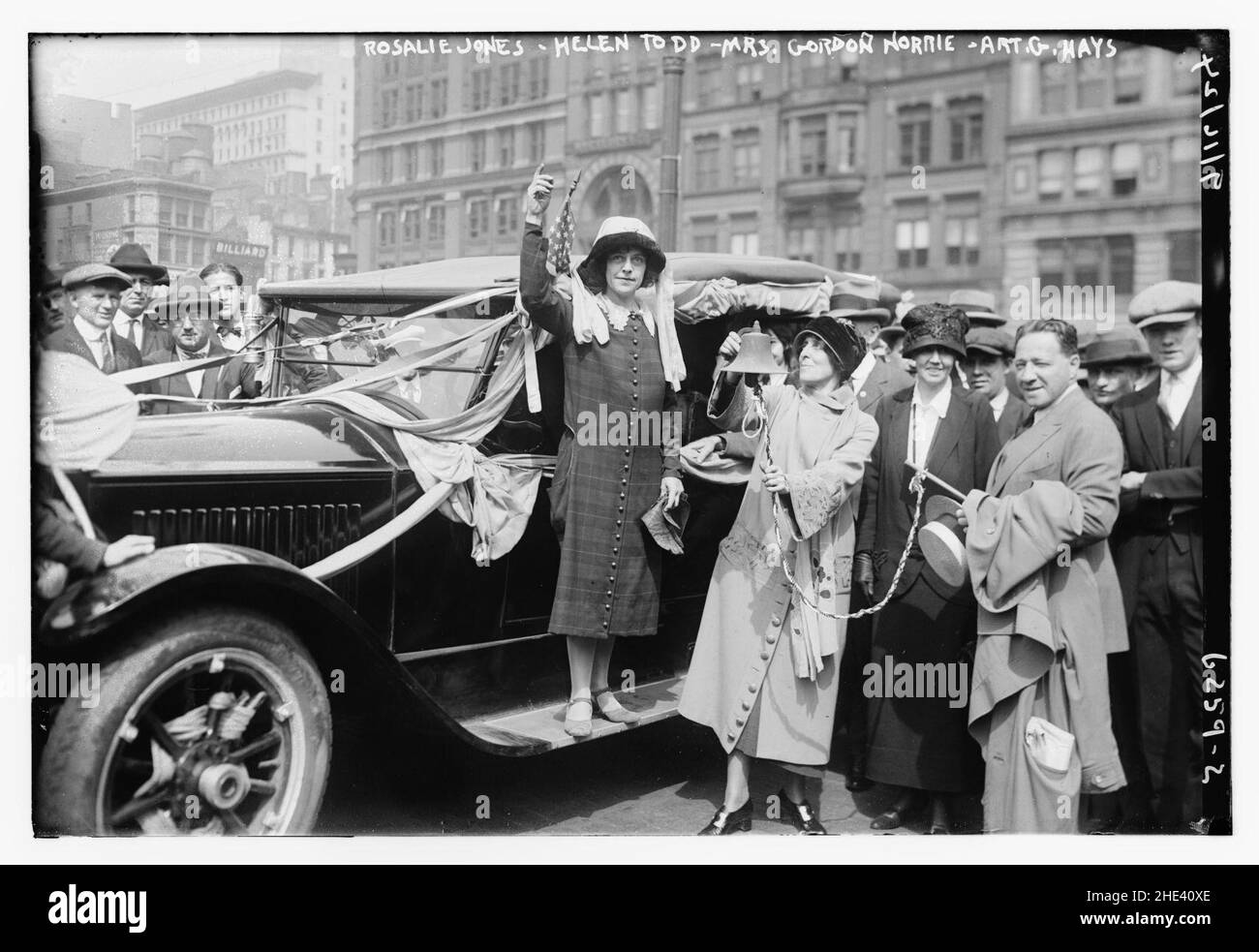 Rosalie Jones, Helen Todd, la sig.ra Gordon Norrie, A.G. Hayes Foto Stock