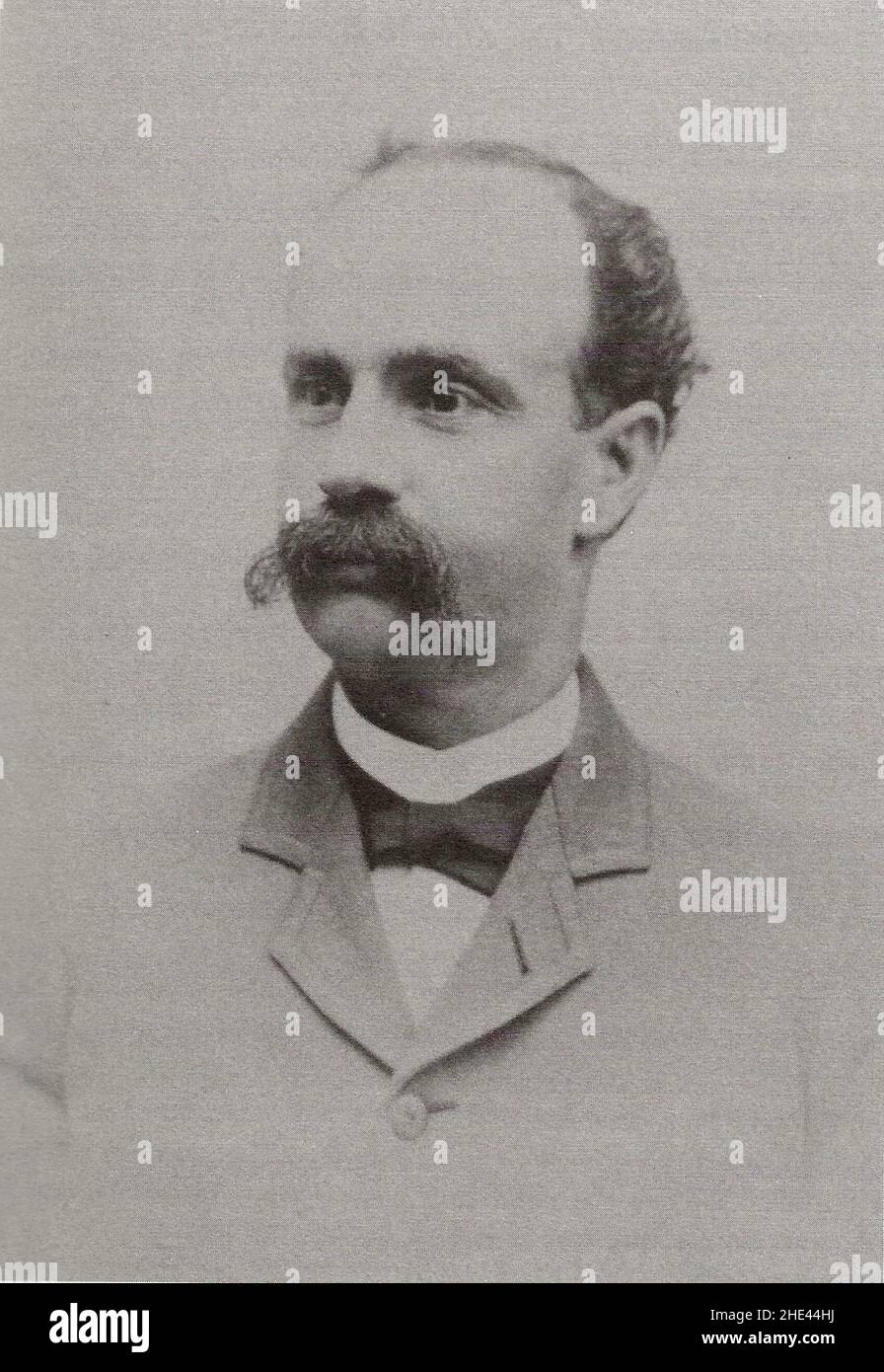 Tulare County Sheriff gene Kay, preso nel 1891 quando è stato giurato in carica in relazione al Dalton Gang Foto Stock