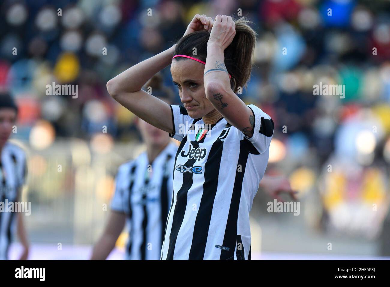 Frosinone, Italia. 8th Jan 2022. Barbara Bonansea - Juventus Women (Credit Image: © Andrea Amato/Pacific Press via ZUMA Press Wire) Foto Stock