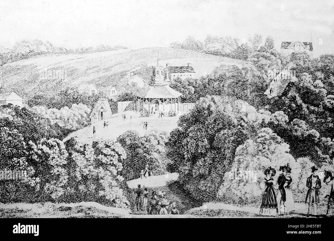 Royal Beulah Spa, Londra, periodo vittoriano Foto Stock