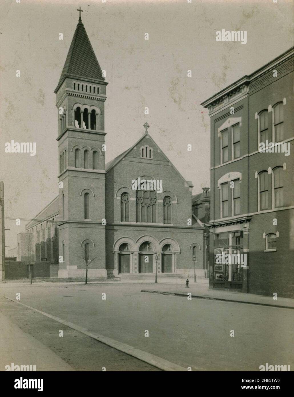 Chiesa cattolica di Saint Bridget, Chicago, 1913 Foto Stock