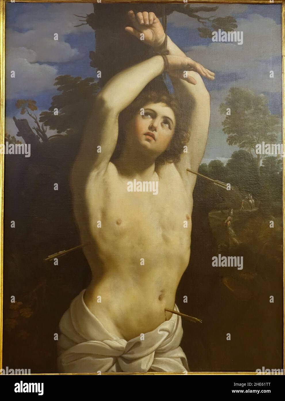 San Sebastiano di Guido reni, c. 1615, olio su tela Foto Stock