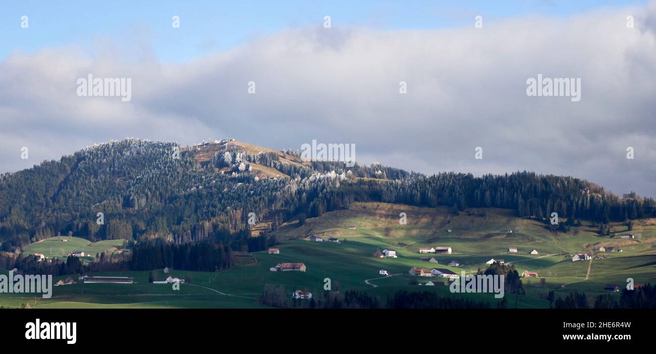 Hundwiler Höhe im Appenzellerland Foto Stock