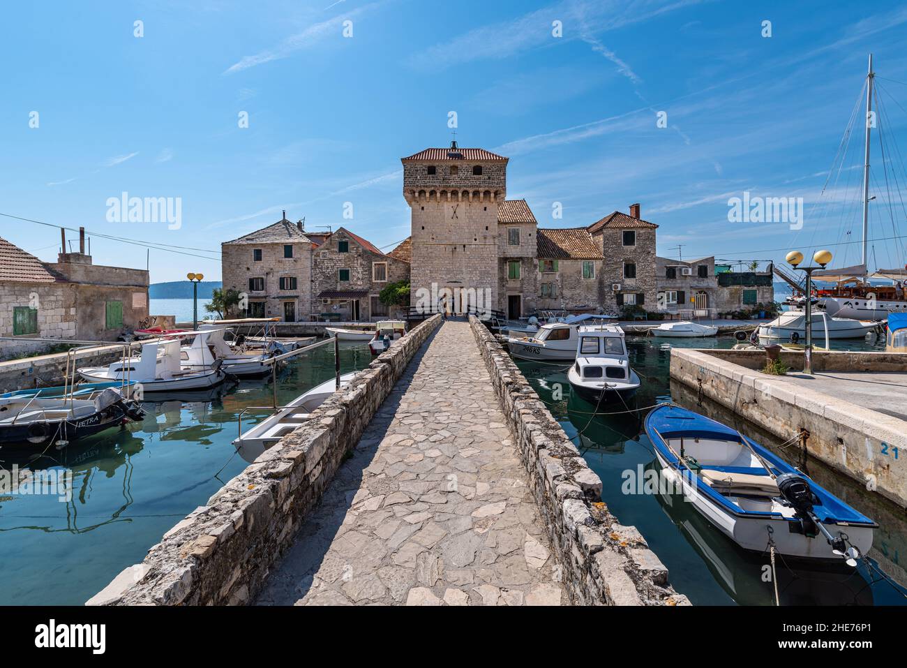 Kaštel Gomilica Foto Stock