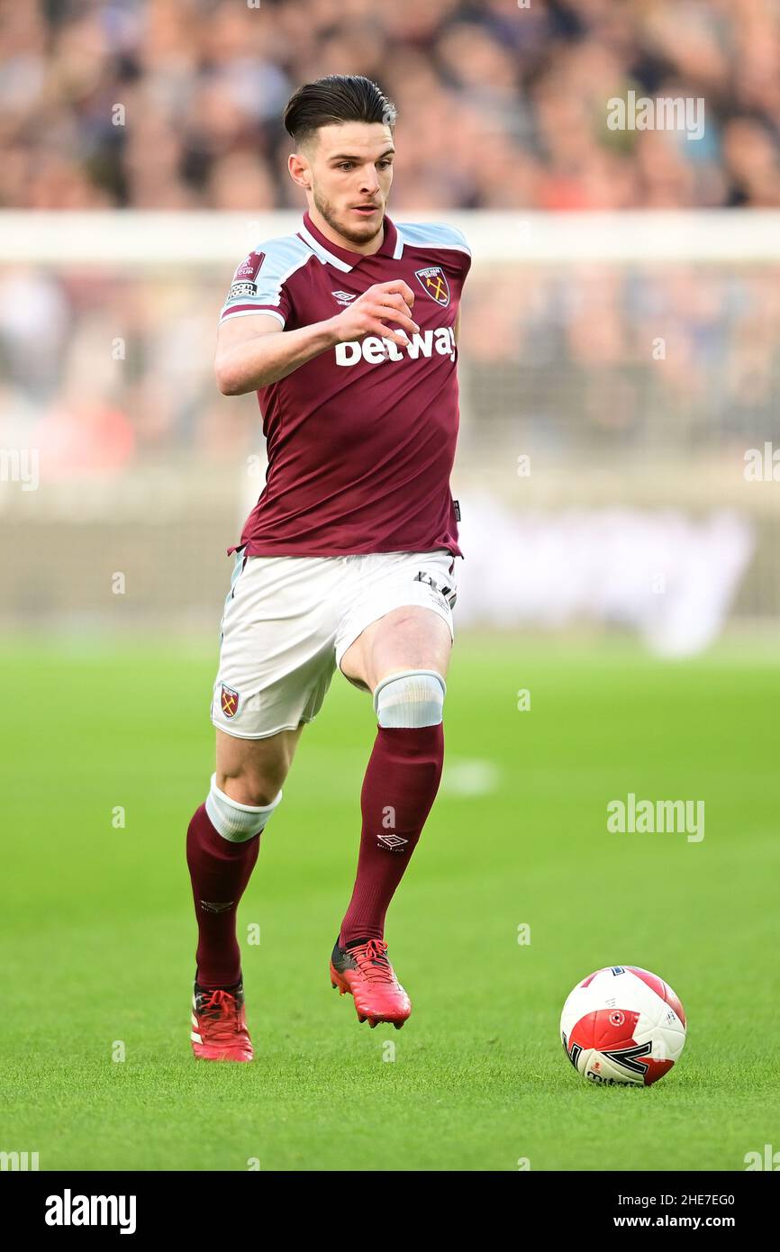 Declan Rice #41 del West Ham United Foto Stock